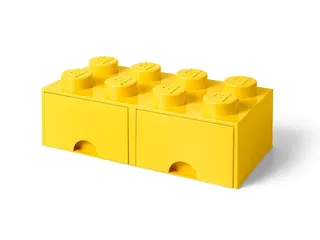 8-Stud Brick Drawer – Yellow van LEGO – productfoto 1 van 4