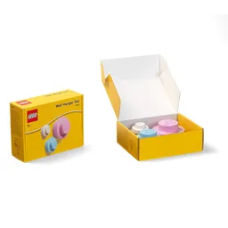 LEGO Wall Hanger Set – White, Light Blue, Pink (5006139) - afbeelding 1