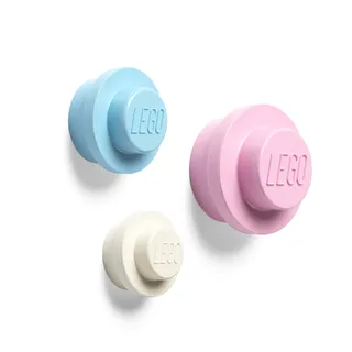 Wall Hanger Set – White, Light Blue, Pink by LEGO – product photo 1 of 2