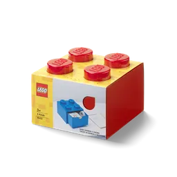 LEGO 4-Stud Desk Drawer - Red (5006140) - afbeelding 1
