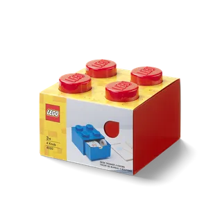 4-Stud Desk Drawer - Red de LEGO – photo du produit 2 sur 3