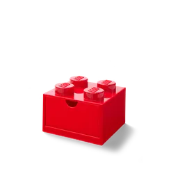 LEGO 4-Stud Desk Drawer - Red (5006140) - afbeelding 2