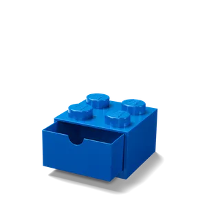 4-Stud Desk Drawer - Blue van LEGO – productfoto 3 van 3