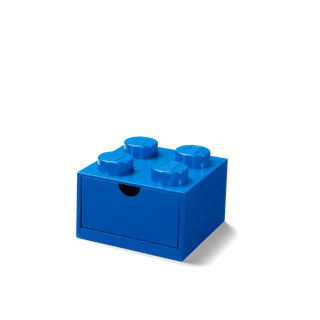 4-Stud Desk Drawer - Blue van LEGO – productfoto 1 van 3