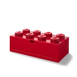 LEGO 8-Stud Desk Drawer – Red (5006142)