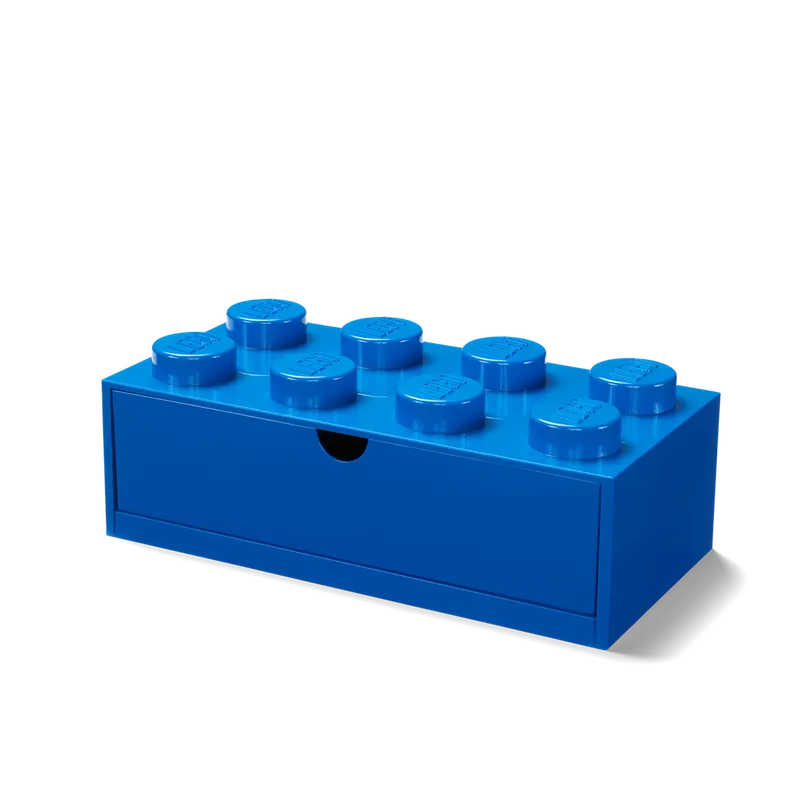 8-Stud Desk Drawer – Blue