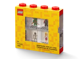 LEGO 8-Minifigure Display Case – Red (5006151) - afbeelding 1