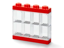 LEGO 8-Minifigure Display Case – Red (5006151)