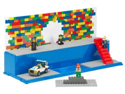 LEGO Play and Display Case – Blue (5006157) - afbeelding 1