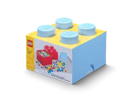 LEGO 4-Stud Storage Brick – Light Blue (5006169) - afbeelding 1