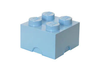4-Stud Storage Brick – Light Blue de LEGO – photo du produit 1 sur 3