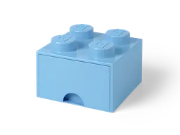 LEGO 4-Stud Brick Drawer – Light Blue (5006181) - afbeelding 2