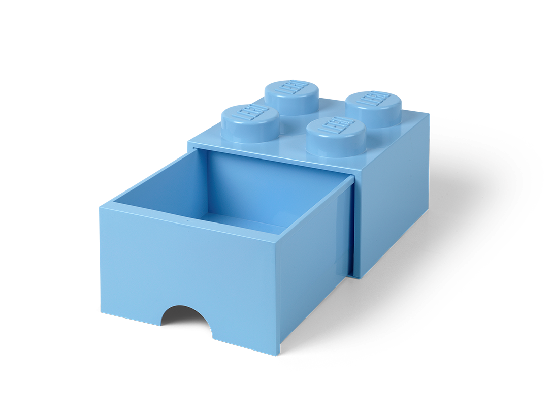 LEGO 4-Stud Brick Drawer – Light Blue (5006181)