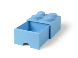 LEGO 4-Stud Brick Drawer – Light Blue (5006181)