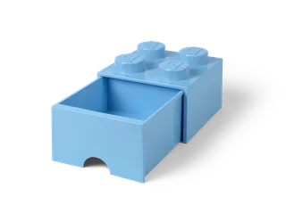 4-Stud Brick Drawer – Light Blue van LEGO – productfoto 1 van 4