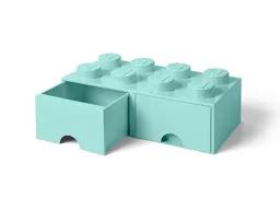 LEGO 8-Stud Brick Drawer – Aqua Blue (5006182)