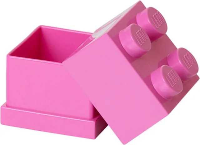4 Stud Pink Mini Box van LEGO – productfoto