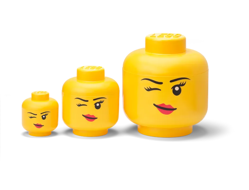 Storage Head – Small, Winking by LEGO – product photo 1 of 3