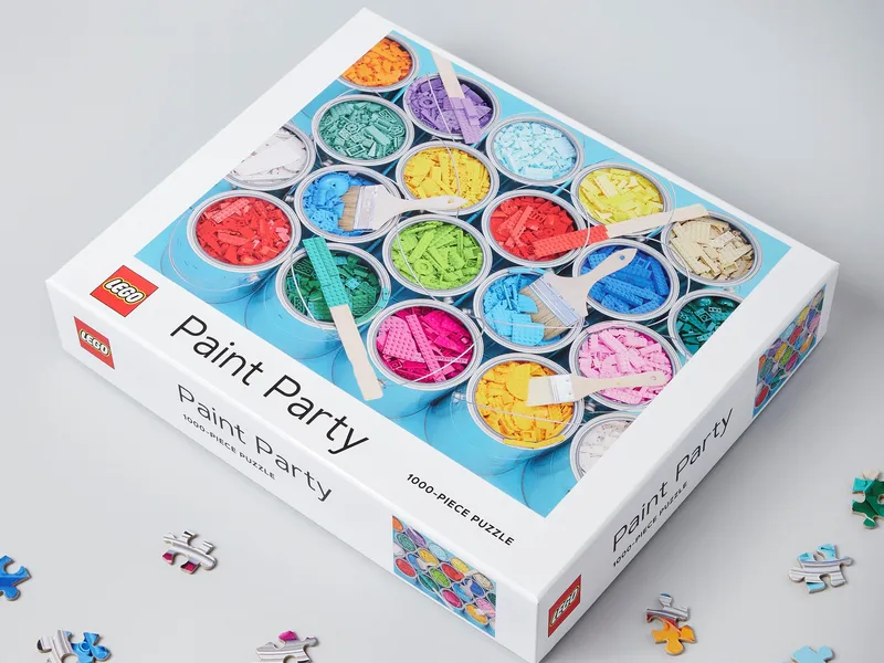 Paint Party 1,000-Piece Puzzle von LEGO – Produktfoto 3 von 4