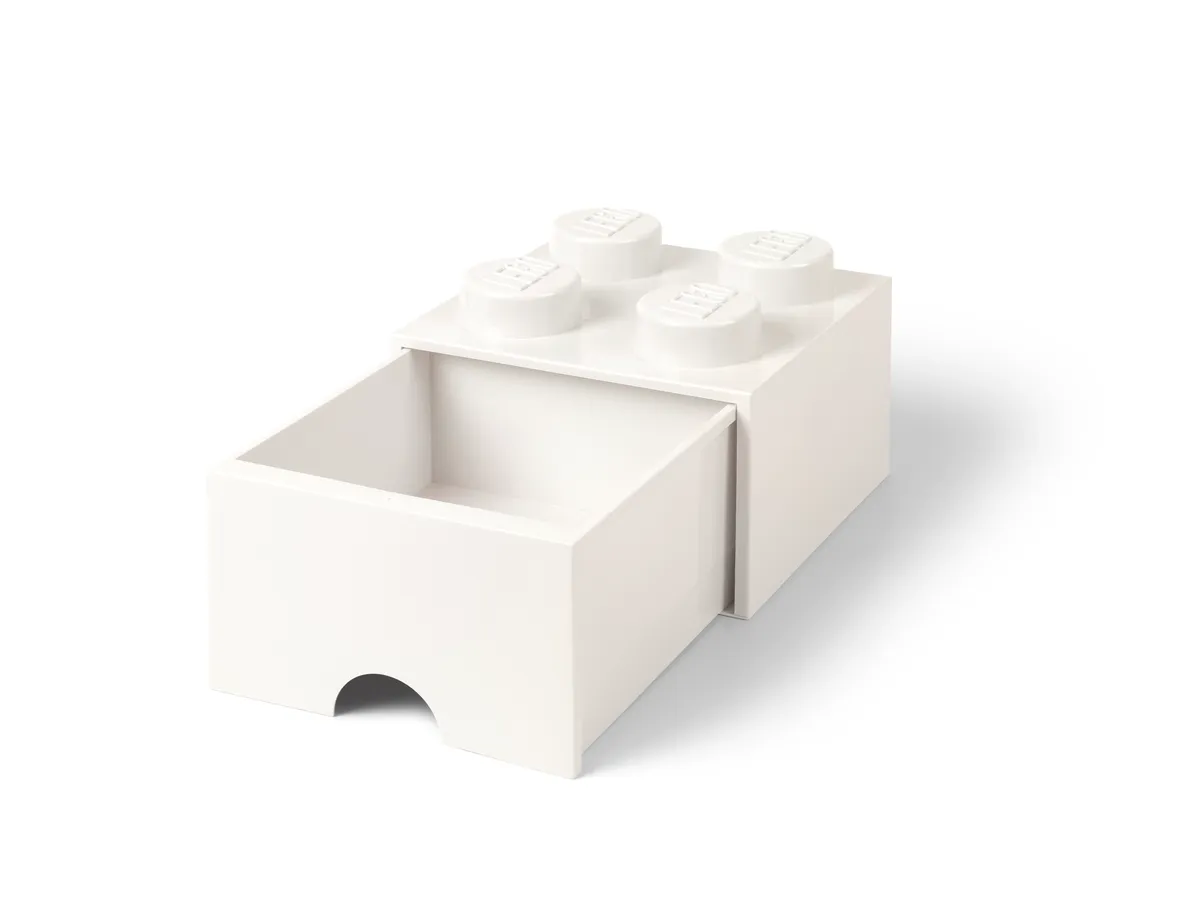 LEGO 4-Stud Brick Drawer – White (5006208)