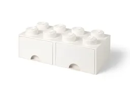 LEGO 8-Stud Brick Drawer – White (5006209) - afbeelding 3