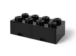 LEGO LEGO® 8-Stud Black Storage Brick Drawer (5006248) - afbeelding 1