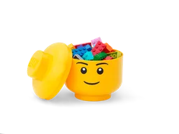 LEGO Mini Storage Head Boy – Bright Yellow (5006258) - afbeelding 2