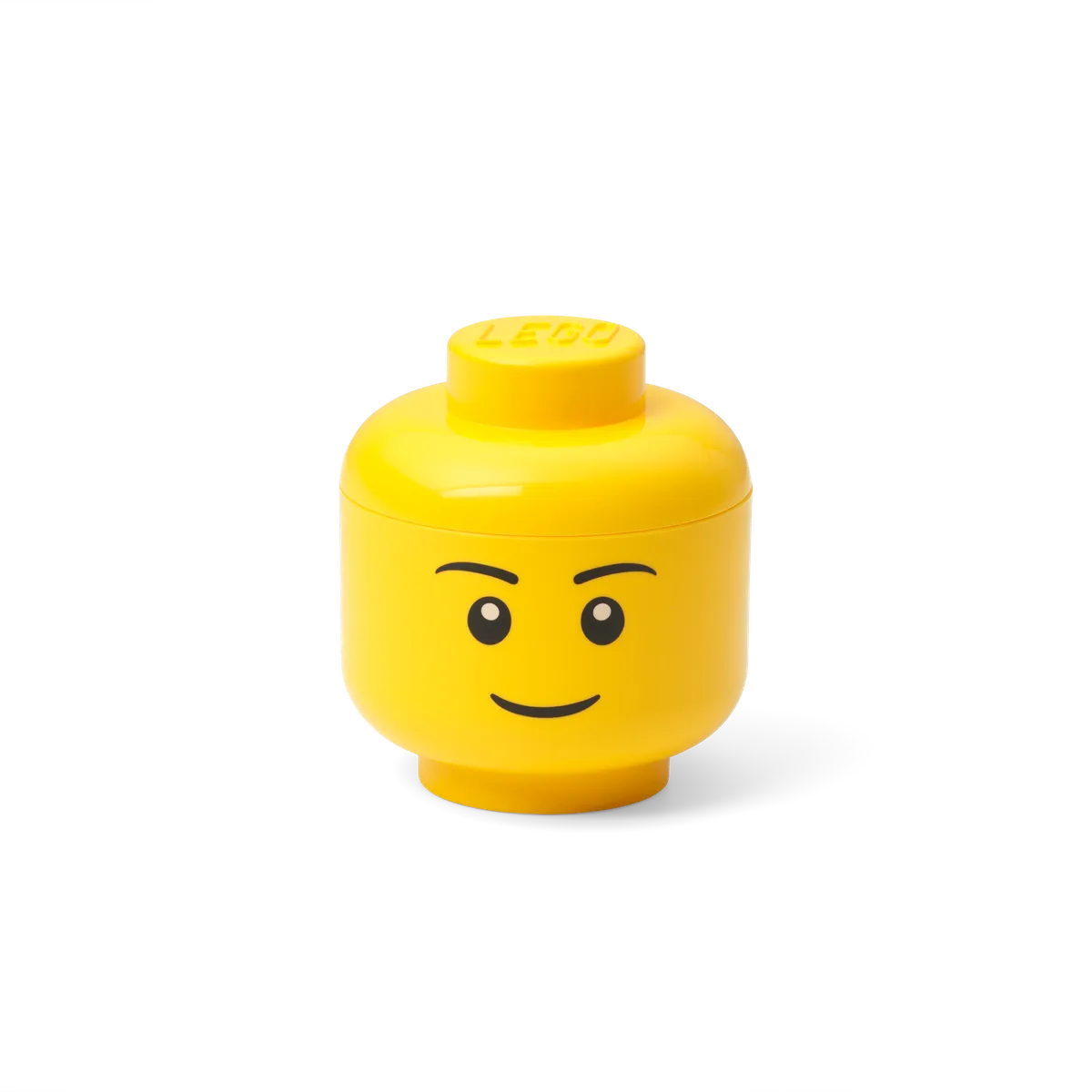 LEGO Mini Storage Head Boy – Bright Yellow (5006258)