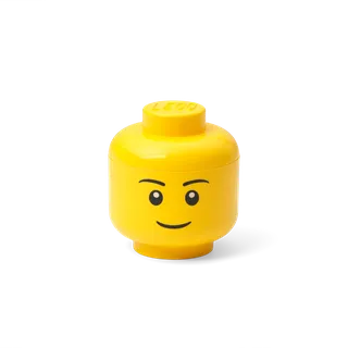 Mini Storage Head Boy – Bright Yellow van LEGO – productfoto 1 van 6