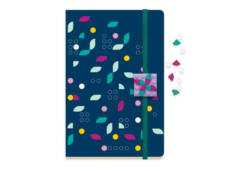Het LEGO® DOTS Notitieboek met Elastische Band: Schrijfplezier en Creativiteit in één