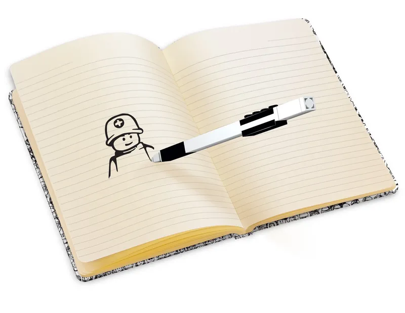 Mini Figure Notebook with gel pen by LEGO – product photo 2 of 3