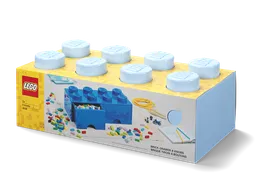 LEGO 8-Stud Brick Drawer – Light Blue (5006311) - afbeelding 1