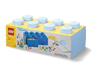 8-Stud Brick Drawer – Light Blue by LEGO – product photo 2 of 5