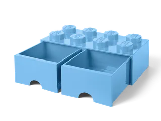 8-Stud Brick Drawer – Light Blue by LEGO – product photo 3 of 5