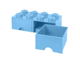 LEGO 8-Stud Brick Drawer – Light Blue (5006311) - afbeelding 4