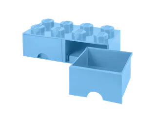 8-Stud Brick Drawer – Light Blue by LEGO – product photo 5 of 5