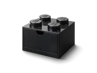 4-Stud Desk Drawer – Black von LEGO – Produktfoto 3 von 3