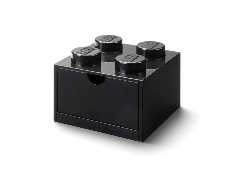 4-Stud Desk Drawer – Black von LEGO – Produktfoto 3 von 3