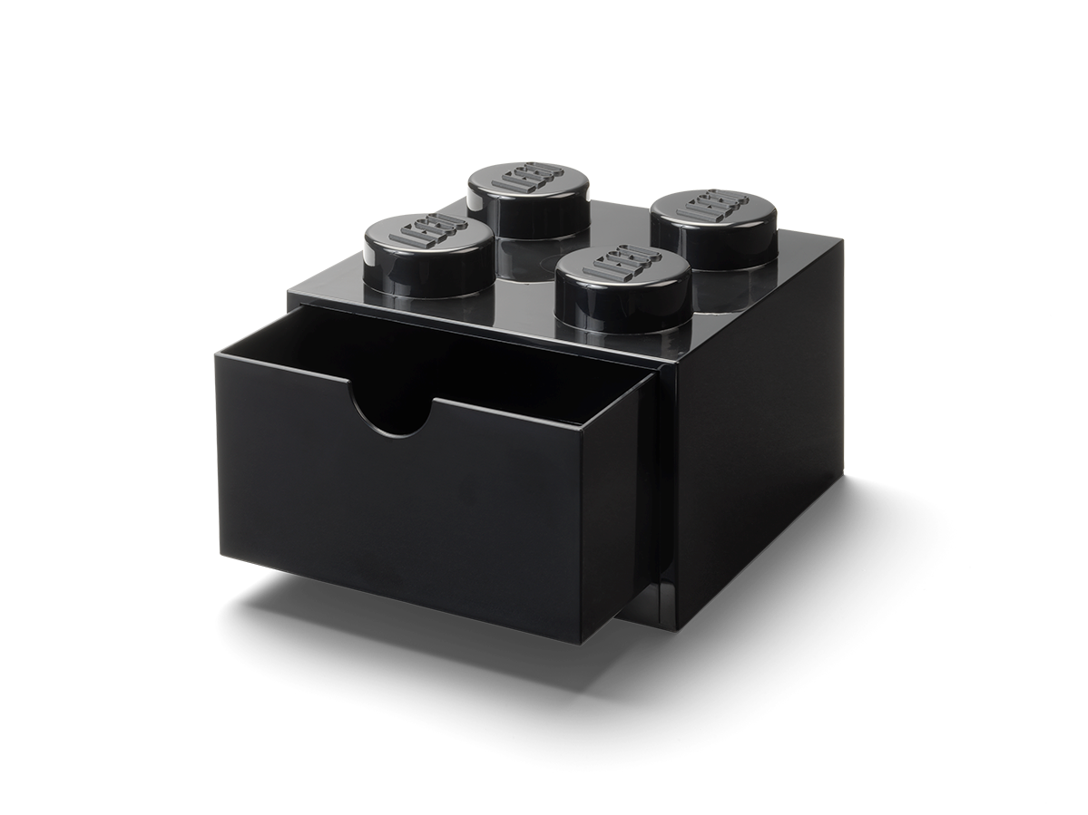 LEGO 4-Stud Desk Drawer – Black (5006312)