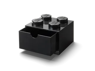 4-Stud Desk Drawer – Black von LEGO – Produktfoto 1 von 3