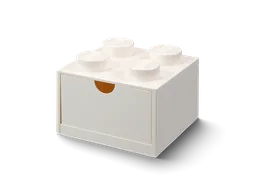 LEGO 4-Stud Desk Drawer – White (5006313) - afbeelding 2