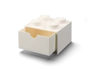 4-Stud Desk Drawer – White von LEGO – Produktfoto 1 von 3
