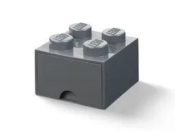 LEGO 4-Stud Brick Drawer – Dark Gray (5006328)