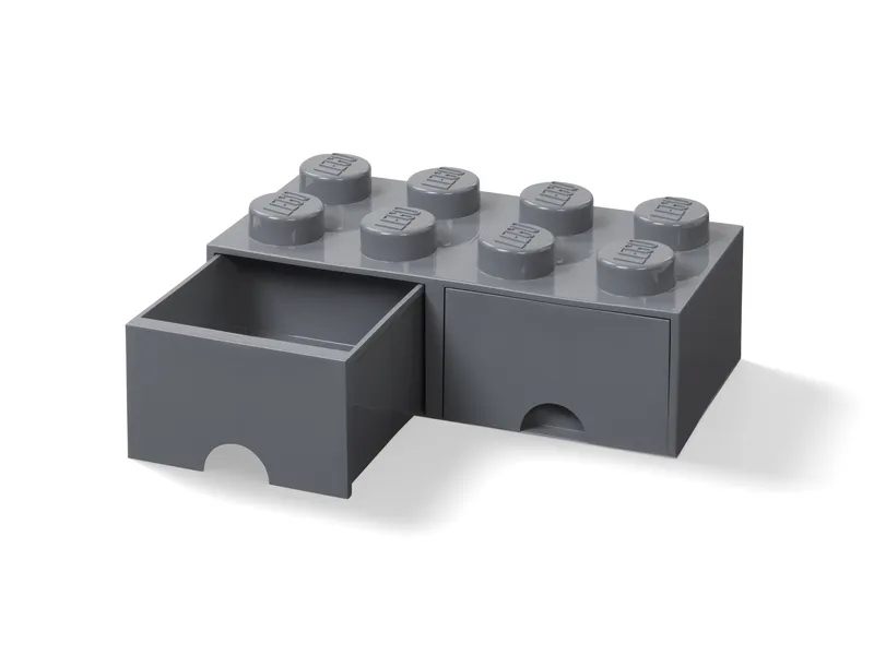 8-Stud Brick Drawer – Dark Gray de LEGO – photo du produit 2 sur 3