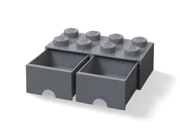 LEGO 8-Stud Brick Drawer – Dark Gray (5006329) - afbeelding 2