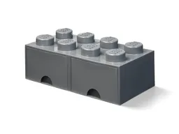 LEGO 8-Stud Brick Drawer – Dark Gray (5006329)