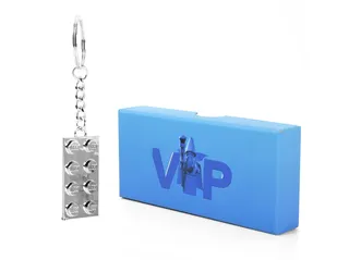 Metal Brick Key Chain von LEGO – Produktfoto 2 von 6