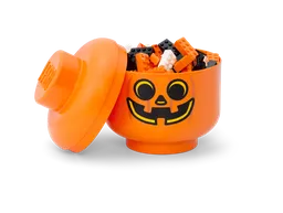 LEGO Storage Head – Small, Pumpkin (5006590) - afbeelding 1