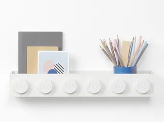 Brick Bookrack – White de LEGO – photo du produit 3 sur 3