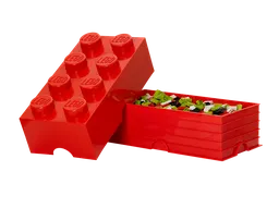 LEGO 8-Stud Storage Brick – Red (5006867) - afbeelding 2